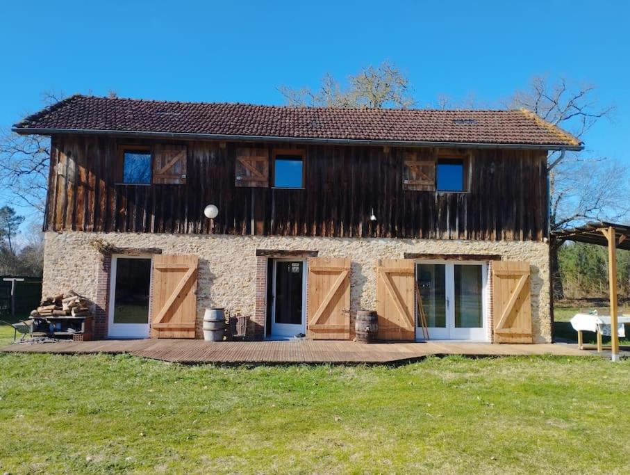 Willa Ancienne Grange Landaise Brocas Zewnętrze zdjęcie